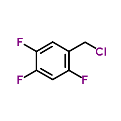 2,4,5-三氟苯甲基氯结构式