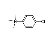 p-ClC6H4NMe3(+)*I(-)结构式