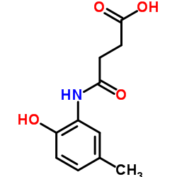 4-(2-hydroxy-5-methylanilino)-4-oxobutanoic acid结构式