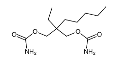 Dicarbamic acid 2-ethyl-2-pentyltrimethylene ester structure