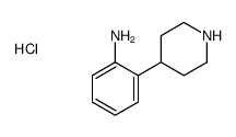 4-(O-AMINO-PHENYL) PIPERIDINE HYDROCHLORIDE Structure