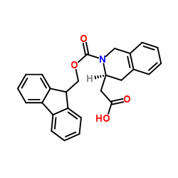 Fmoc-(S)-2-四氢异喹啉乙酸结构式
