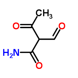Butanamide, 2-formyl-3-oxo- (9CI) Structure