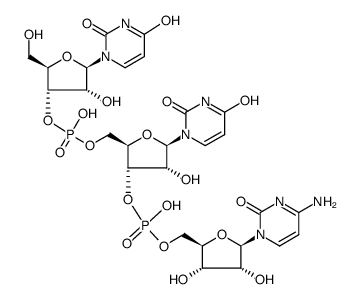 5'-r(uridylyl-uridylyl cytidine)结构式