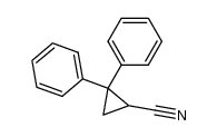 1-cyano-2,2-diphenylcyclopropane结构式