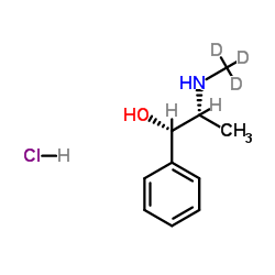 (1S,2S)-1-phenyl-2-(trideuteriomethylamino)propan-1-ol,hydrochloride结构式