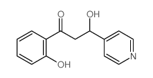 1-Propanone,3-hydroxy-1-(2-hydroxyphenyl)-3-(4-pyridinyl)- Structure