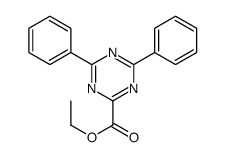 4,6-Diphenyl-1,3,5-triazine-2-carboxylic acid ethyl ester结构式