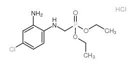 DIETHYL (2-AMINO-4-CHLOROANILINO)METHYLPHOSPHONATE HYDROCHLORIDE Structure