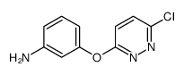 3-(6-CHLORO-3-PYRIDAZINYLOXY)PHENYLAMINE structure