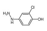 Phenol,2-chloro-4-hydrazino- (8CI,9CI) structure