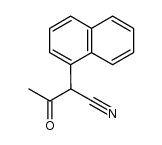 1-(α-naphthyl)-1-cyanoacetone结构式