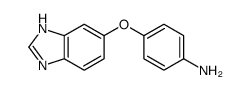 4-(1H-苯并咪唑-6-基氧基)-苯胺结构式