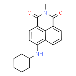 6-(Cyclohexylamino)-2-methyl-1H-benzo[de]isoquinoline-1,3(2H)-dione structure