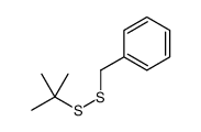 (tert-butyldisulfanyl)methylbenzene Structure
