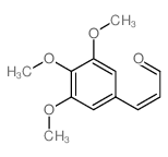 2-Propenal,3-(3,4,5-trimethoxyphenyl)- structure