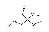 1-bromo-2,2,3-trimethoxypropane Structure
