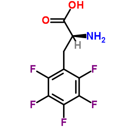 2,3,4,5,6-Pentafluoro-L-phenylalanine Structure