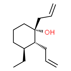 Cyclohexanol, 3-ethyl-1,2-di-2-propenyl-, (1R,2R,3S)- (9CI) picture