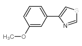 4-(3-METHOXY-PHENYL)-THIAZOLE structure
