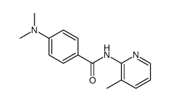 2-(p-(Dimethylamino)benzamido)-3-picoline结构式