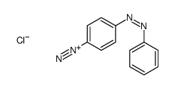 4-phenyldiazenylbenzenediazonium,chloride Structure