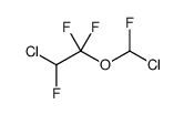 2-chloro-1-[chloro(fluoro)methoxy]-1,1,2-trifluoroethane结构式