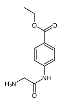 N-glycyl-4-aminobenzoic acid ethyl ester结构式