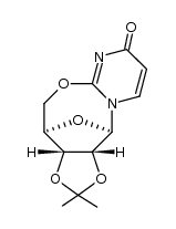 2',3'-O-isopropylidene-O2,5'-cyclouridine结构式