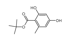 tert-butyl orsellinate Structure