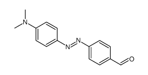 4-[[4-(dimethylamino)phenyl]diazenyl]benzaldehyde Structure