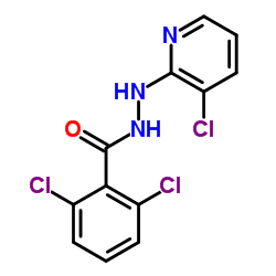 2,6-Dichloro-N'-(3-chloro-2-pyridinyl)benzohydrazide结构式