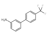 4'-(三氟甲基)-[1,1'-联苯]-3-胺盐酸盐结构式