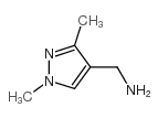 (1,3-Dimethyl-1H-pyrazol-4-yl)methanamine Structure