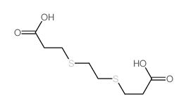 Propanoic acid,3,3'-[1,2-ethanediylbis(thio)]bis- Structure