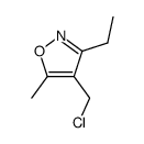 4-(chloromethyl)-3-ethyl-5-methylisoxazole Structure