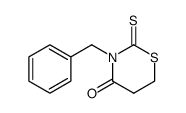 3-Benzyltetrahydro-2-thioxo-4H-1,3-thiazin-4-on结构式