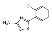 5-(2-chloro-phenyl)-[1,2,4]thiadiazol-3-ylamine Structure