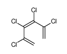 2,3,4,5-tetrachlorohexa-1,3,5-triene结构式