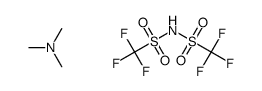trimethylammonium bis[(trifluoromethyl)sulfonyl]imide Structure