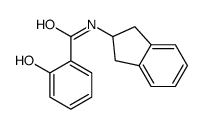 N-(2,3-dihydro-1H-inden-2-yl)-2-hydroxybenzamide结构式