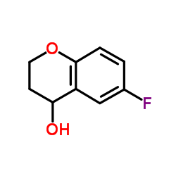 6-Fluoro-4-chromanol Structure