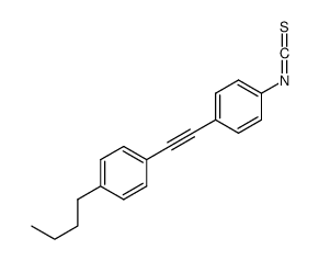 1-butyl-4-[2-(4-isothiocyanatophenyl)ethynyl]benzene结构式