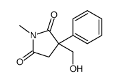 3-(hydroxymethyl)-1-methyl-3-phenylpyrrolidine-2,5-dione Structure
