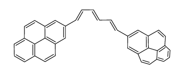 2-(6-pyren-2-ylhexa-1,3,5-trienyl)pyrene结构式
