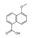 5-methoxynaphthalene-1-carboxylic acid结构式