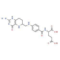 5,6,7,8-tetrahydro-8-deazafolic acid结构式