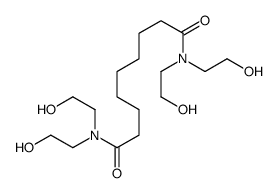 N,N,N',N'-tetrakis(2-hydroxyethyl)nonanediamide结构式