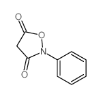 3,5-Isoxazolidinedione,2-phenyl-结构式