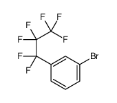 1-bromo-3-(1,1,2,2,3,3,3-heptafluoropropyl)benzene结构式